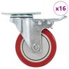 vidaXL Roulettes pivotantes 16 pcs 100 mm