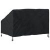 vidaXL Housse de banc de jardin 130 x 95 x 40 / 80 cm Tissu Oxford 600D