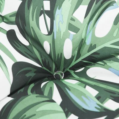 vidaXL Coussins de palette 5 pcs motif de feuilles tissu
