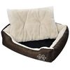 vidaXL Lit chaud pour chiens avec coussin rembourré Taille S