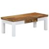 vidaXL Table basse 110x50x40 cm Bois de manguier massif