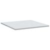 vidaXL Surmatelas Blanc 200 x 200 x 7 cm Tissu Jacquard