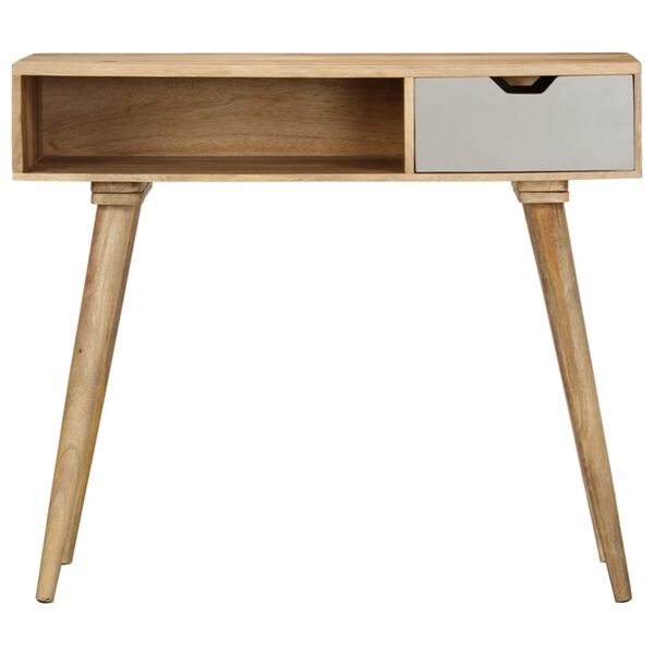 vidaXL Table console 89x44x76 cm Bois de manguier massif