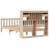 vidaXL Lit biblioth&egrave;que sans matelas 135x190 cm bois de pin massif