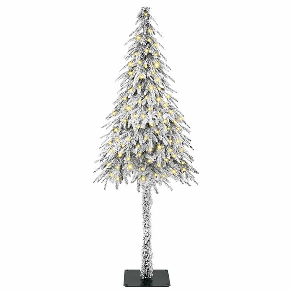 vidaXL Sapin de No&euml;l avec 150 LED Blanc 150 cm PE et Acier