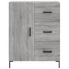 vidaXL Buffet sonoma gris 69,5x34x90 cm bois d'ingénierie