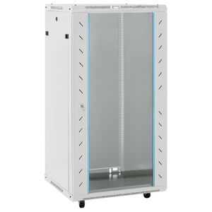 vidaXL Coffret de r&eacute;seau &agrave; pieds pivotants 22U 19" IP20 60x60x120 cm