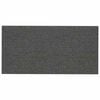 vidaXL T&ecirc;te de lit murale 12 pcs Gris fonc&eacute; 30 x 15 cm tissu
