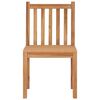 vidaXL Chaises de jardin lot de 2 Bois de teck solide