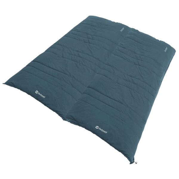 Outwell Sac de couchage Camper Bleu Fermeture &eacute;clair droit