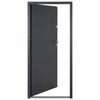 vidaXL Porte d'entr&eacute;e anthracite 90x200 cm aluminium