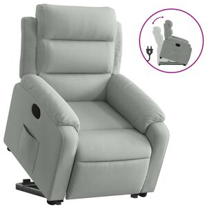 vidaXL Fauteuil de massage inclinable Marron Velours