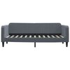 vidaXL Lit de jour avec matelas gris fonc&eacute; 80x200 cm velours