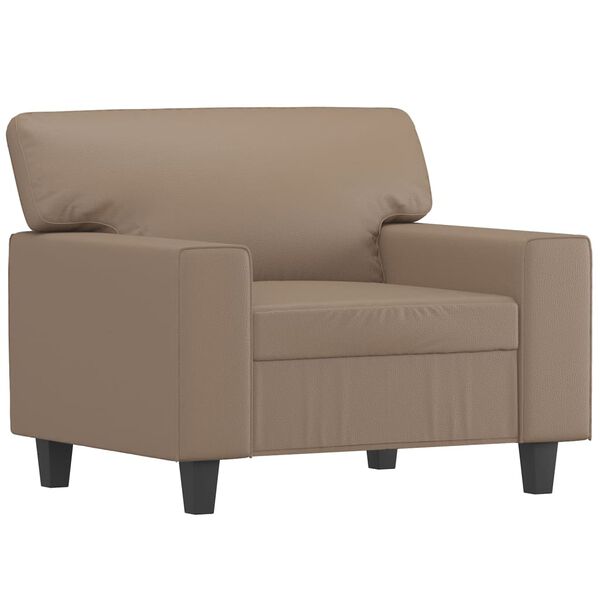 vidaXL Fauteuil Cappuccino 60 cm Similicuir