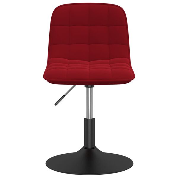 vidaXL Tabouret de bar Rouge bordeaux Velours