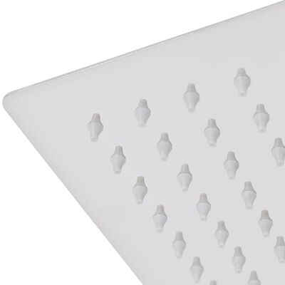 vidaXL Tête de douche plongeante carrée en acier inoxydable 50x50 cm