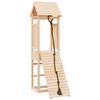 vidaXL Maisonnette de jeu avec mur d'escalade bois massif de pin