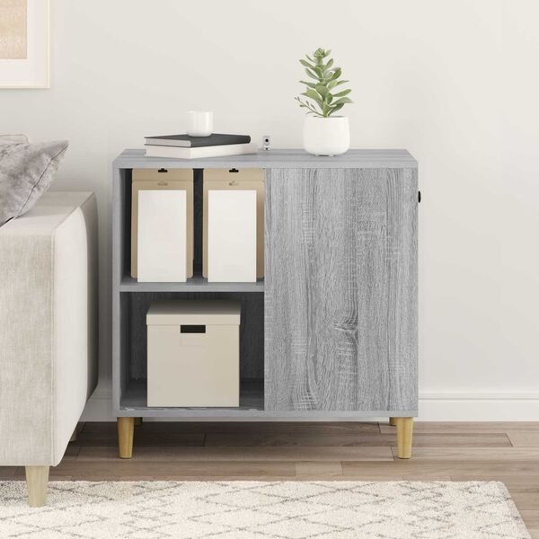 vidaXL Maison pour chat Gris Sonoma 72 x 42.5 x 70 cm