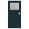 vidaXL Porte d'entr&eacute;e lat&eacute;rale 88 x 198 cm PVC Anthracite