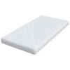 vidaXL Matelas Blanc 80 x 160 cm Tissu jacquard