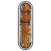 vidaXL Porte-manteaux muraux et 4 crochets 2 pcs bois massif récupéré