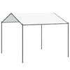vidaXL Pavillon 4 x 4 x 2,6 m Blanc Acier et Polyester 180 gsm