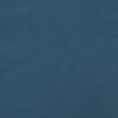 vidaXL Cadre de lit Bleu foncé 180x200 cm Velours
