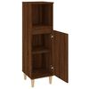 vidaXL Armoire de bain chêne marron 30x30x100 cm bois d'ingénierie