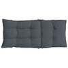 vidaXL Coussins de chaise à dossier haut lot de 6 anthracite