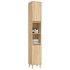 vidaXL Armoire salle de bain ch&ecirc;ne sonoma 30x30x190 cm