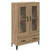 vidaXL Haut Armoire Ch&ecirc;ne artisanal 70 x 31 x 115 cm