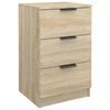 vidaXL Table de chevet Ch&ecirc;ne sonoma 40x36x65 cm