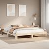 vidaXL Cadre de lit sans matelas 200x200 cm bois massif de pin