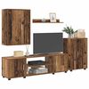vidaXL Ensemble meuble TV 4 pcs Bois Ancien Bois d'ing&eacute;nierie