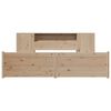 vidaXL Lit biblioth&egrave;que sans matelas 180x200 cm bois massif de pin