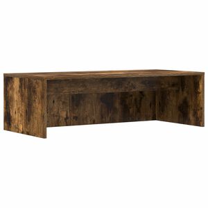 vidaXL Bureau mural Ch&ecirc;ne fum&eacute; Bois d'ing&eacute;nierie 100 x 45 x 30 cm