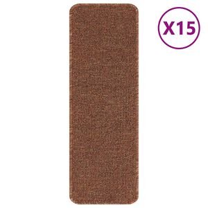 vidaXL Tapis Antid&eacute;rapants pour Escaliers 15 pcs Jaune 60 x 25 cm PP