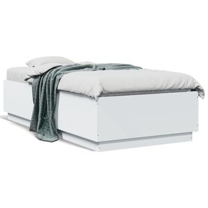 vidaXL Cadre de lit sans matelas blanc 90x190 cm