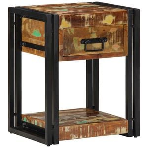 vidaXL Cabinet de chevet 2 pc Multicolore 40 x 35 x 50 cm
