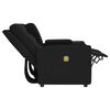 vidaXL Fauteuil de massage inclinable et porte-gobelet 2 places noir