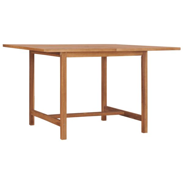 vidaXL Table de jardin 120x120x75 cm Bois de teck solide