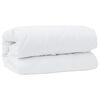 vidaXL Ensemble de Duvet 3 pcs Blanc Microfibre et Plumes D'oie
