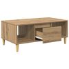 vidaXL Table basse Ch&ecirc;ne artisanal 90 x 50 x 26,5 cm Bois d'ing&eacute;nierie