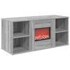vidaXL Chemin&eacute;e &eacute;lectrique Sonoma gris 100 x 37 x 45,5 cm