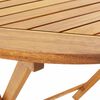 vidaXL Ensemble &agrave; manger de jardin 5 pcs beige tissu et bois massif
