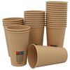 vidaXL Tasses &agrave; caf&eacute; en papier 1000 pcs 16oz 400ml marron