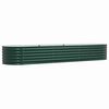 vidaXL Lit sur&eacute;lev&eacute; Vert 320 x 80 x 44 cm Acier