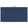 vidaXL Coussins de plancher de palette lot de 6 Bleu marine clair