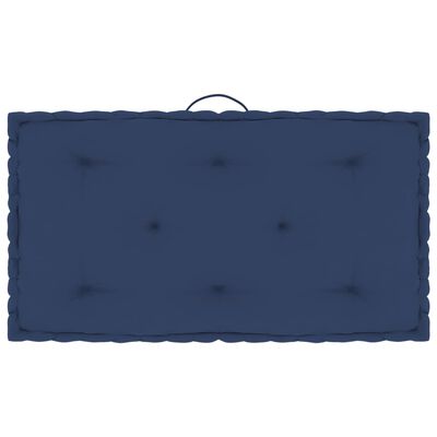 vidaXL Coussins de plancher de palette 6 pcs Bleu marine clair Coton