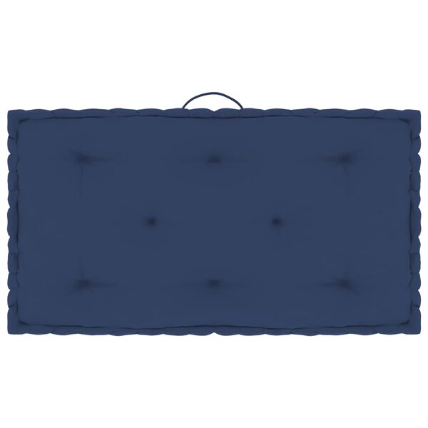 vidaXL Coussins de plancher de palette lot de 6 Bleu marine clair